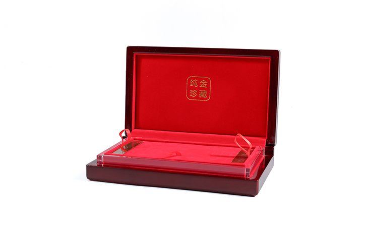 高档纪念币收藏盒-木质纪念币收藏盒定做厂家