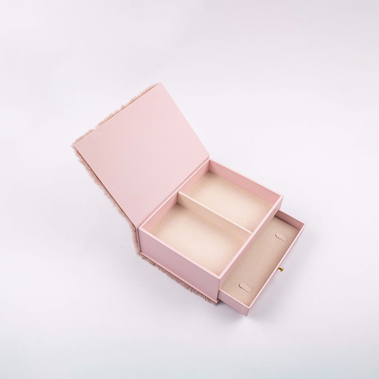 Handmade cardboard gift jewelry storage box
