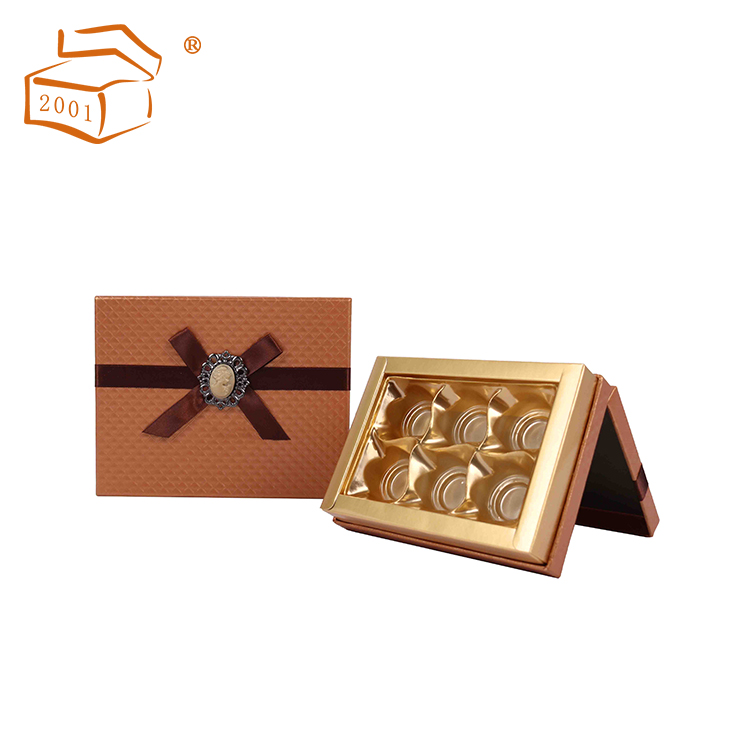 Exquisite handmade chocolate gift paper box